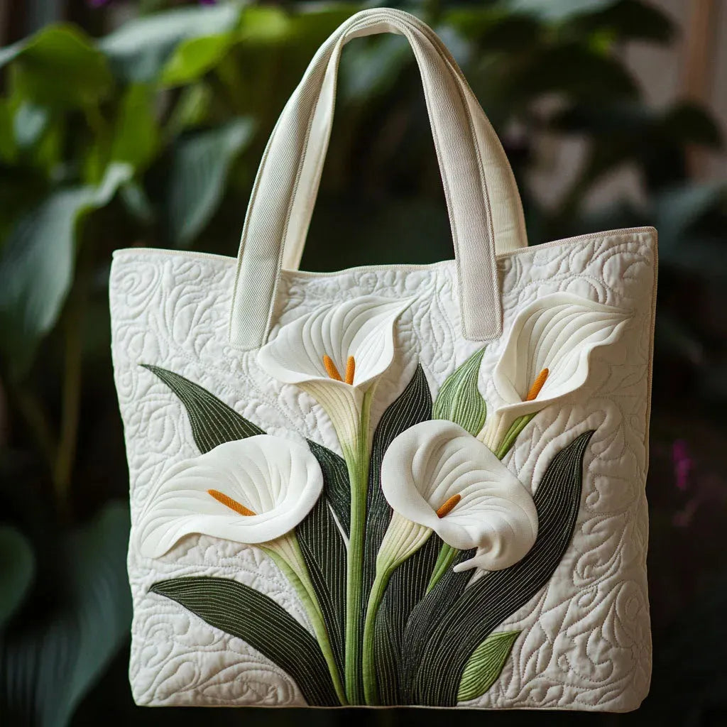 Artisan Bag - White Calla Lilies