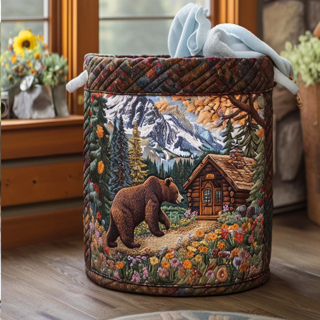 Life Bear Cabin Laundry Basket