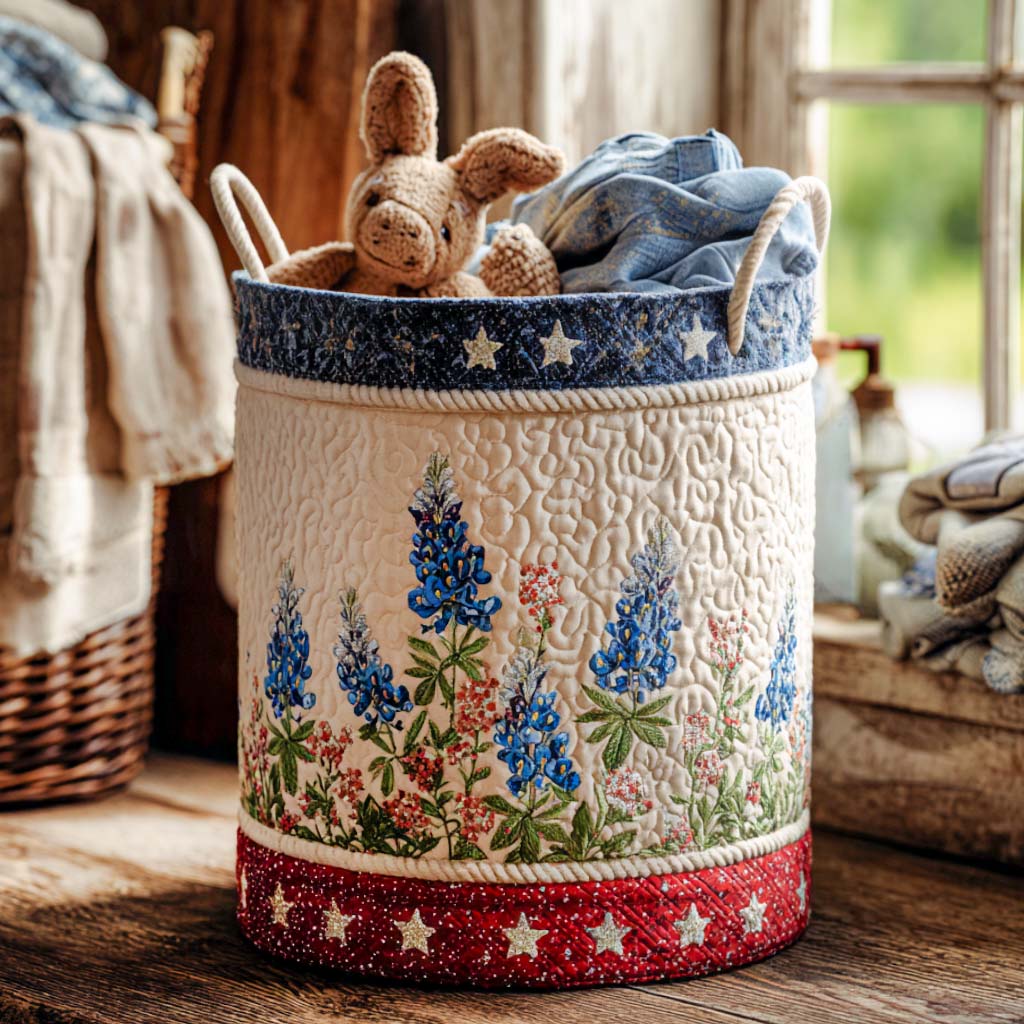 Bluebonnet Laundry Basket