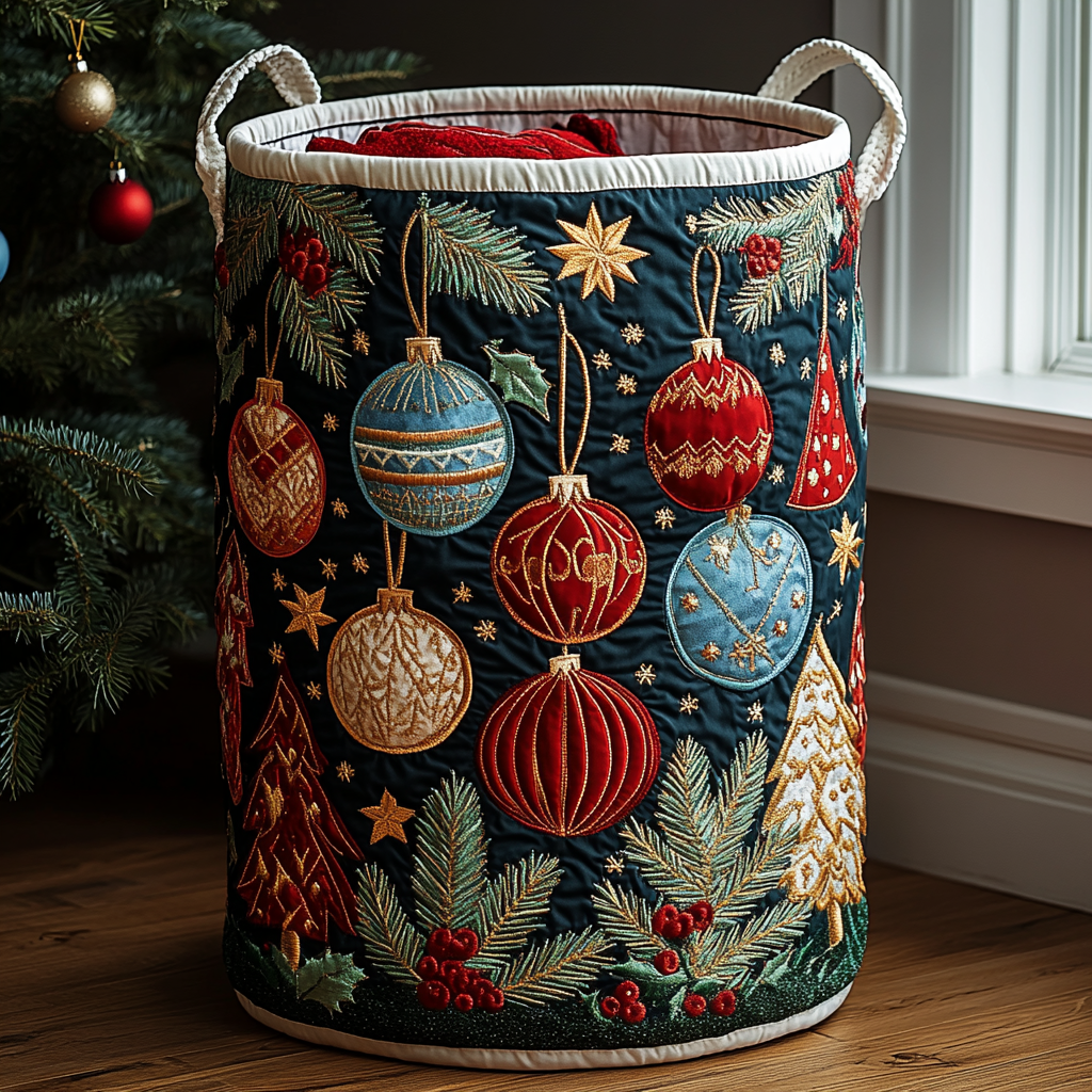 Festive Laundry Basket