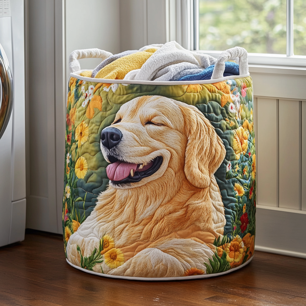 Golden Retriever Laundry Basket