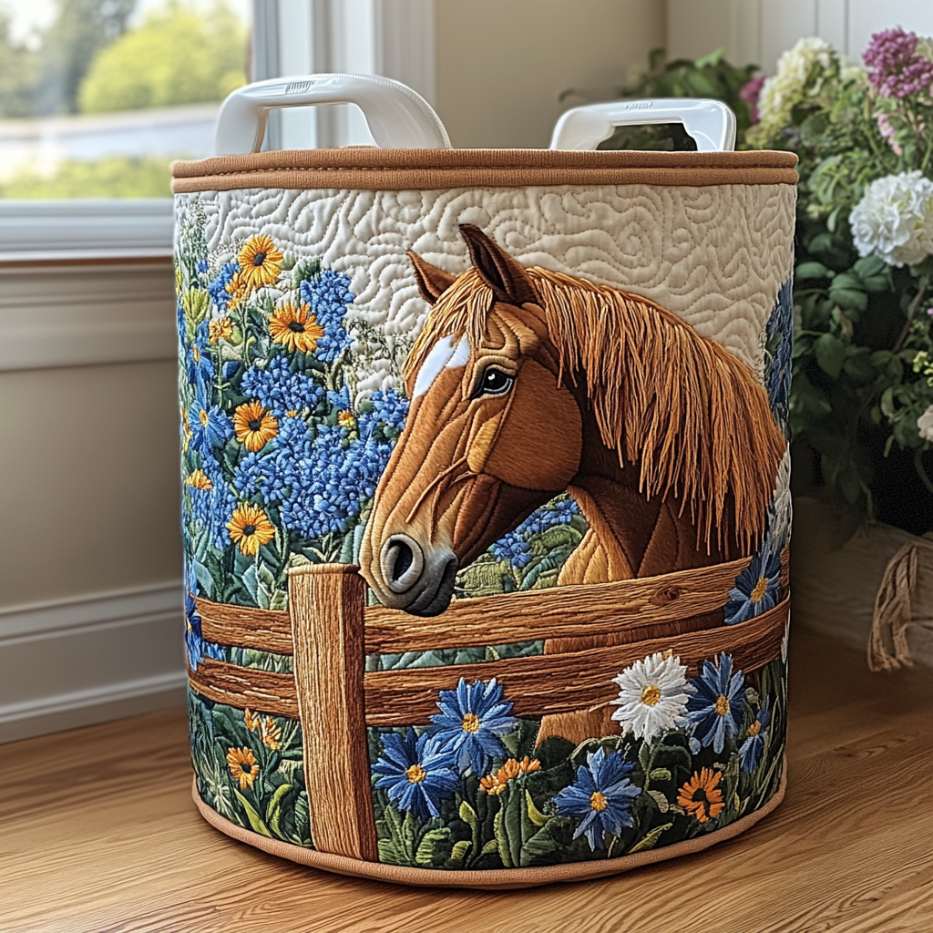 Horse Laundry Basket