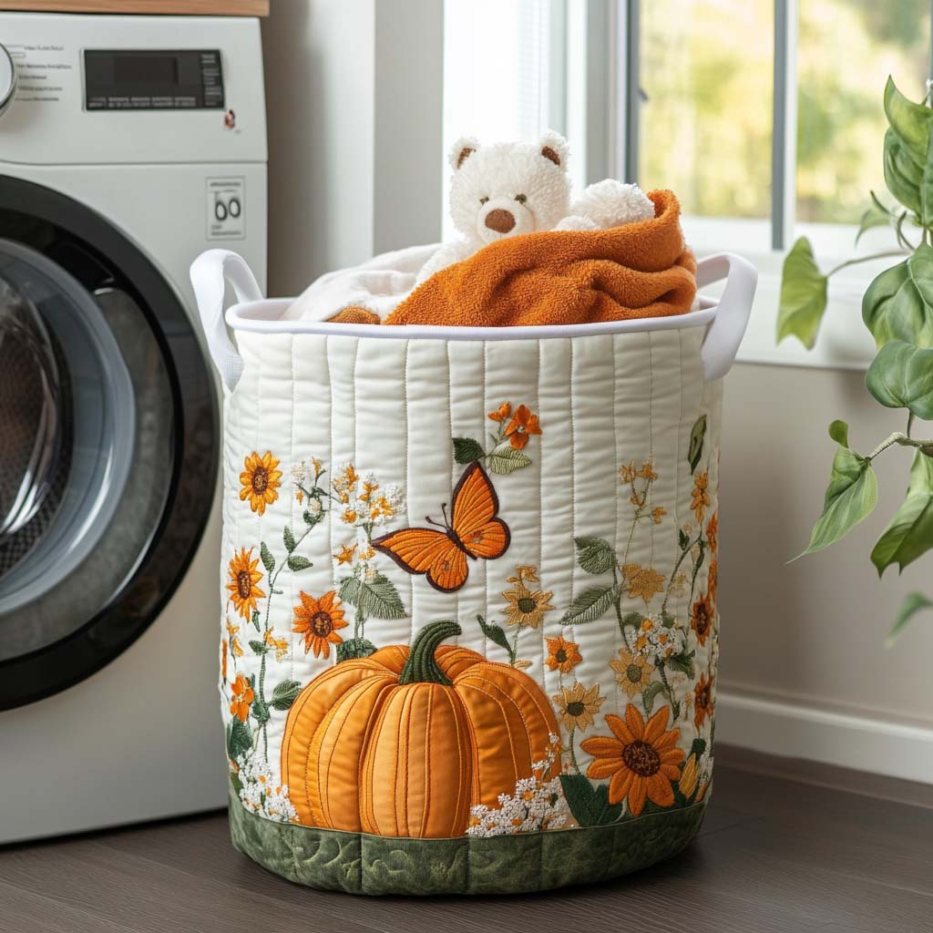 Winter Morning Laundry Basket
