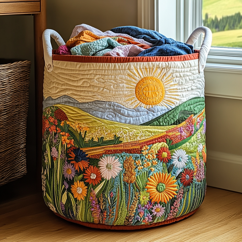 Sunny Laundry Basket