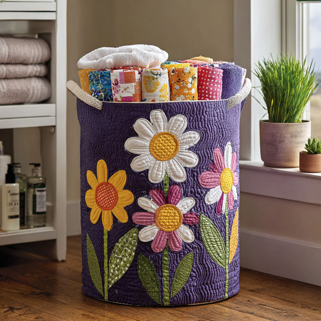 Eternally Floral Laundry Basket