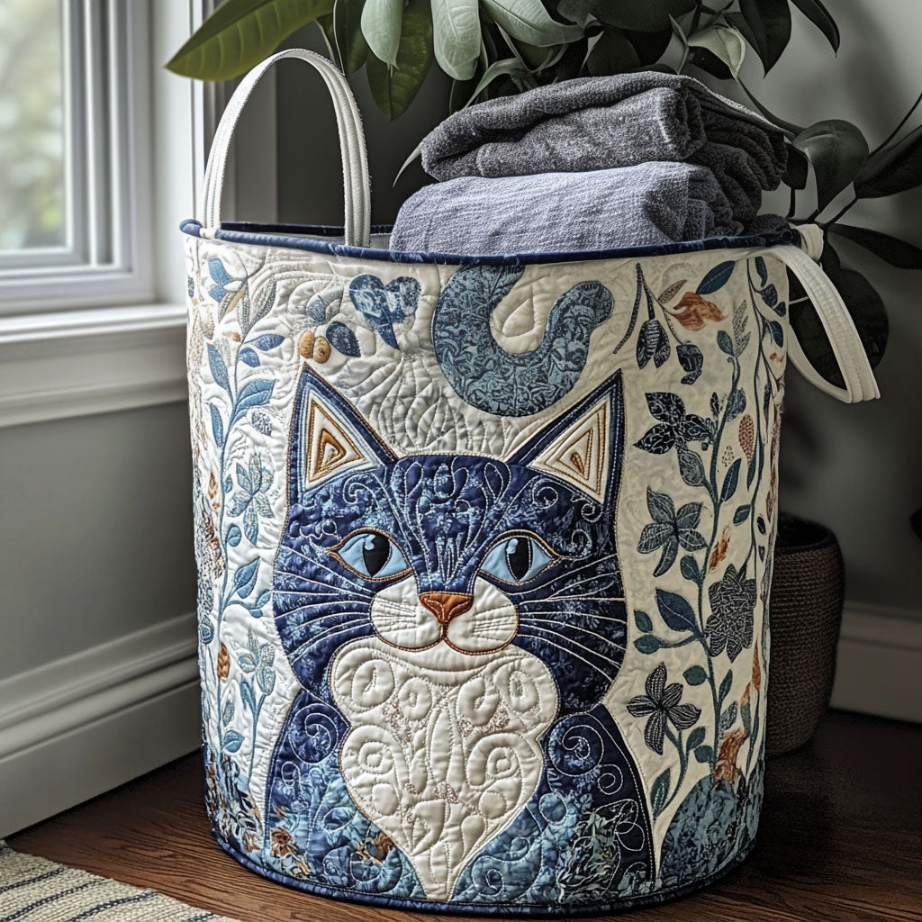 Velvet Paws Laundry Basket