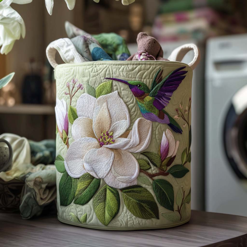 Funny Hummingbird Laundry Basket