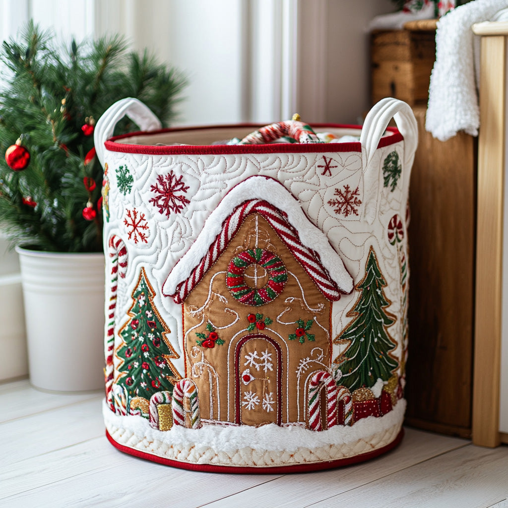 Winter Laundry Basket