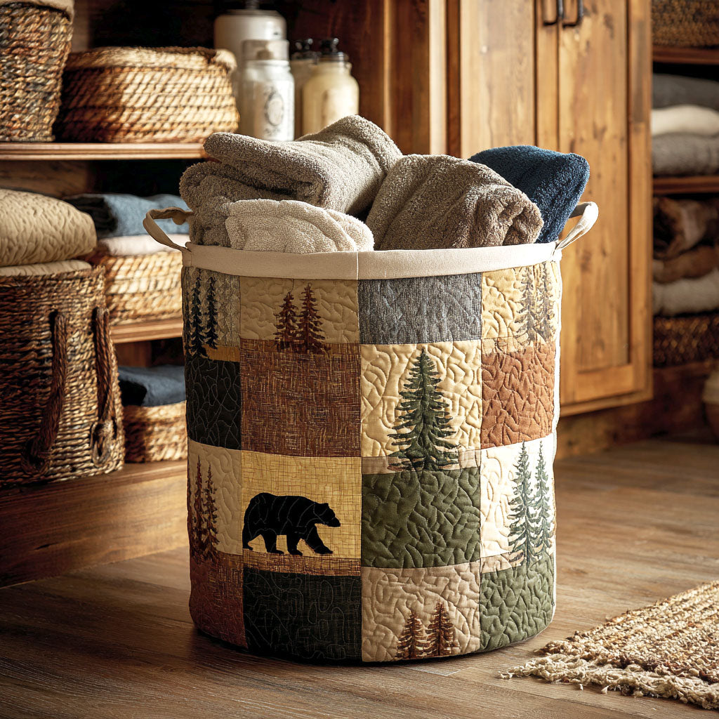 Wooden Laundry Basket