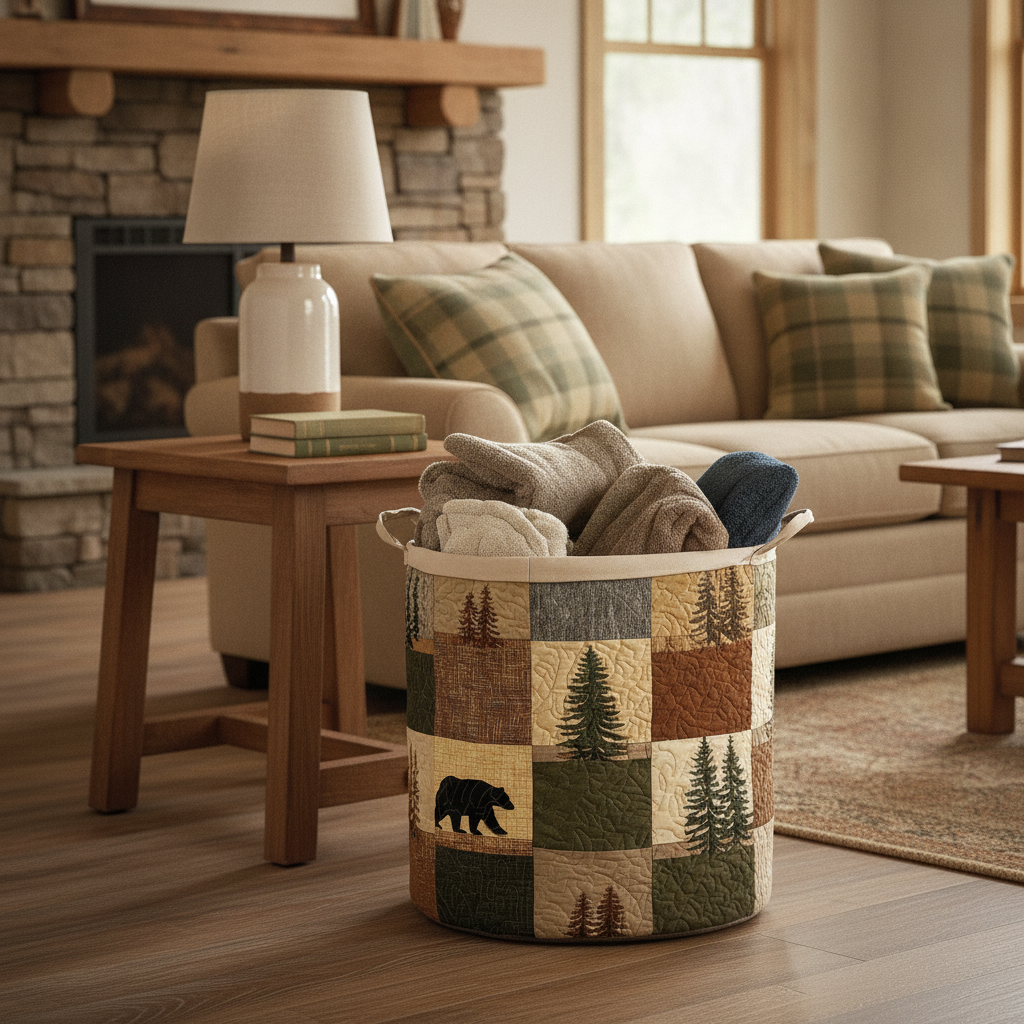 Wooden Laundry Basket