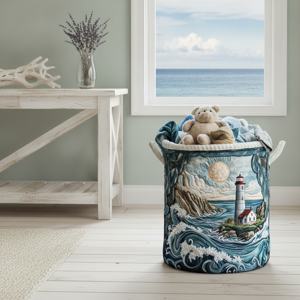 Lighthouse Bay Laundry Basket