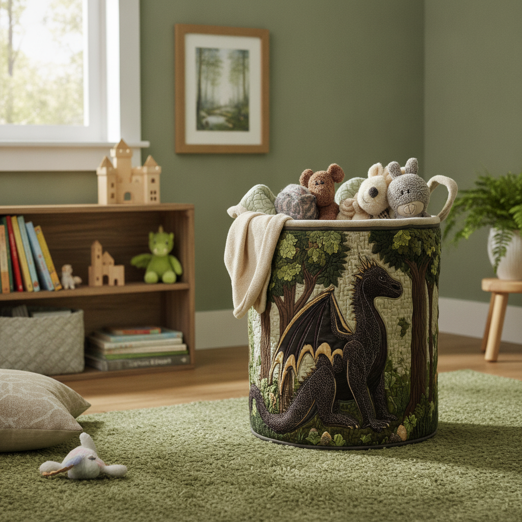 Fiery Laundry Basket