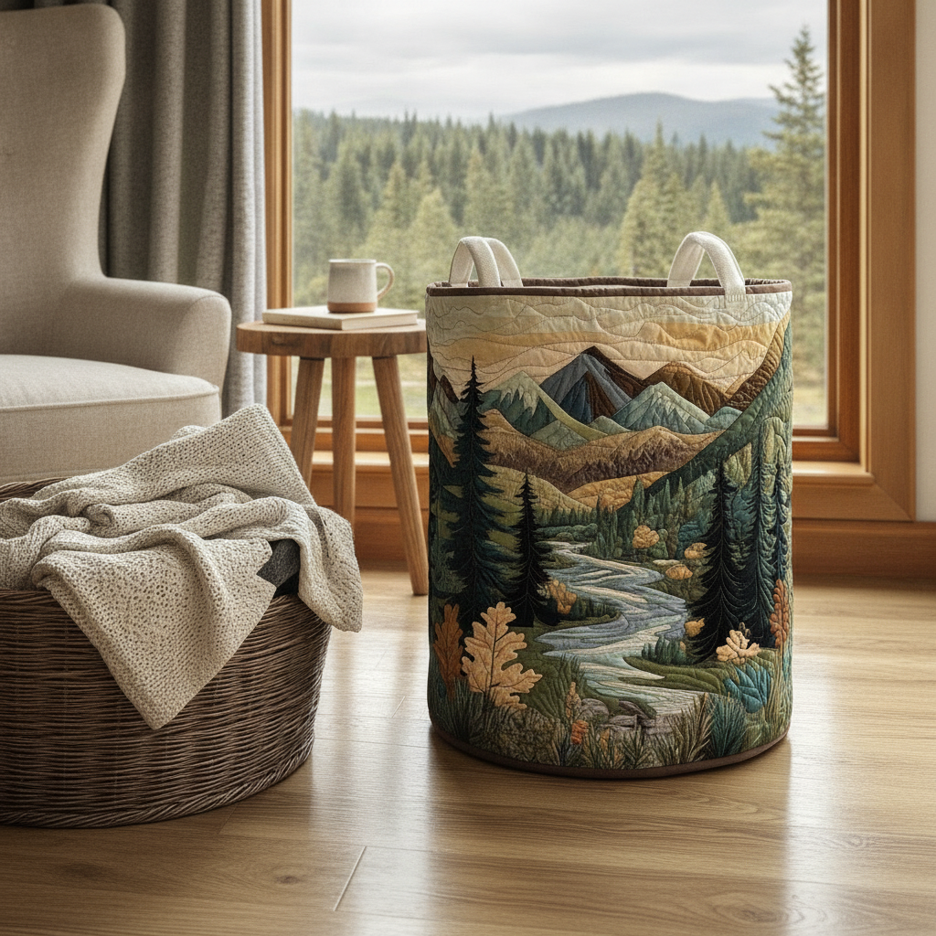 Forest Brook Laundry Basket