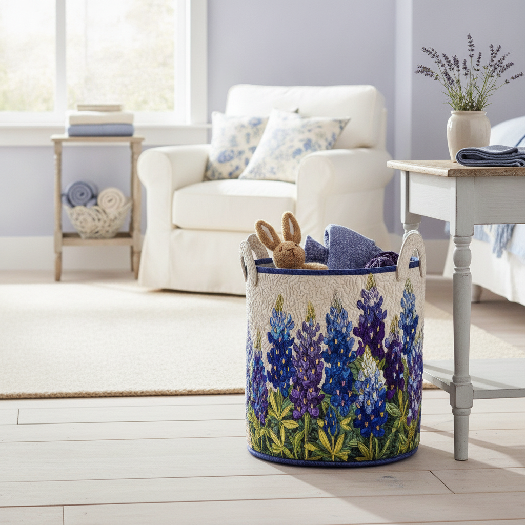 Bluebonnet Laundry Basket