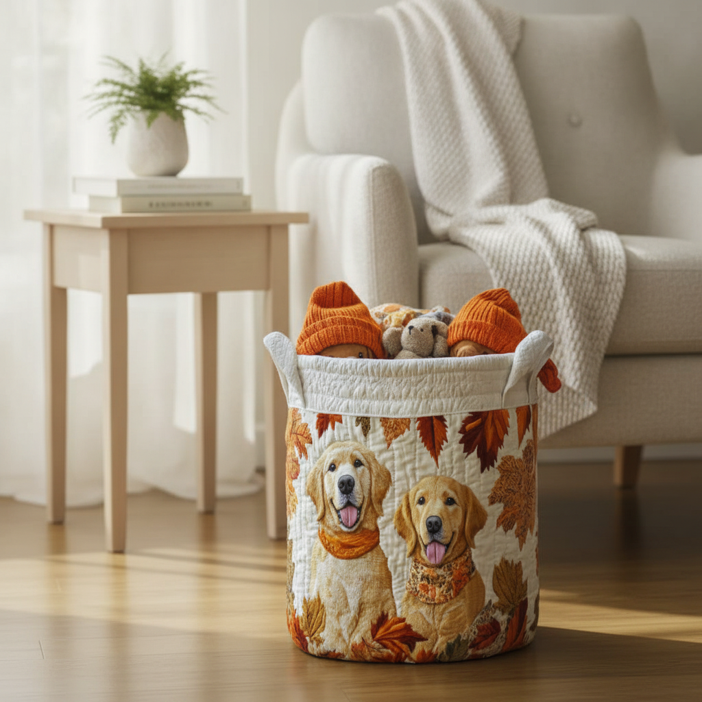 Golden Days Laundry Basket