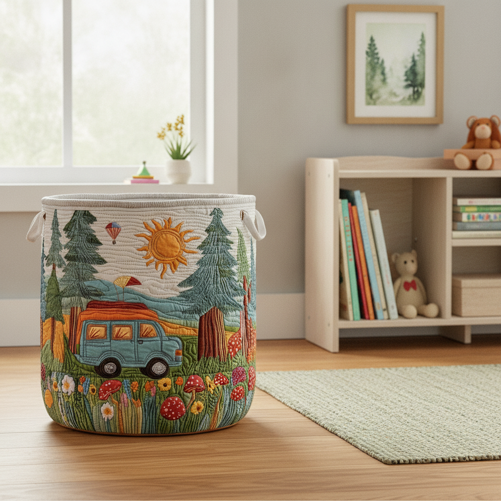 Peaceful Travel Laundry Basket
