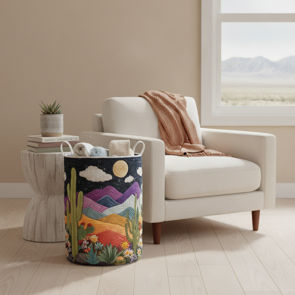 Moonlit Laundry Basket