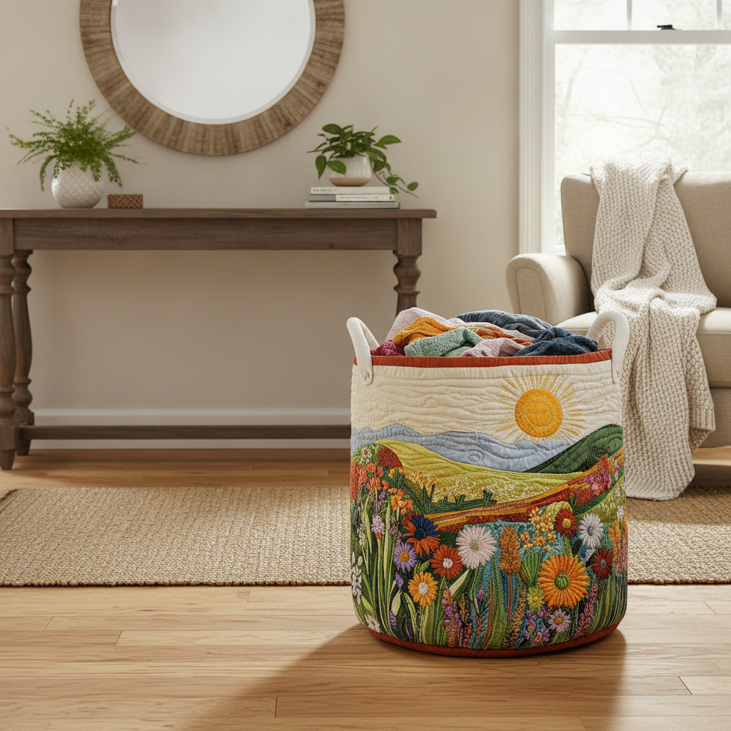 Sunny Laundry Basket