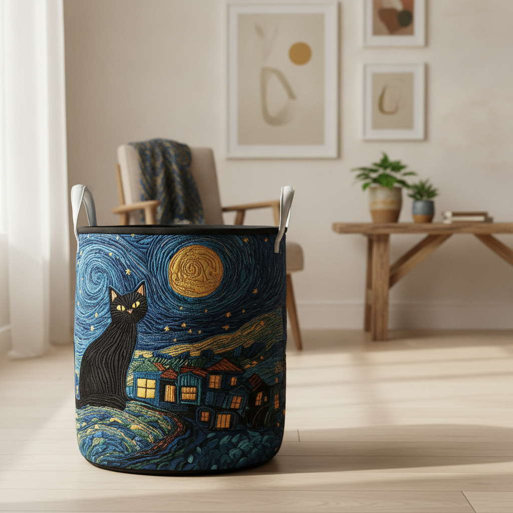 Starry Laundry Basket