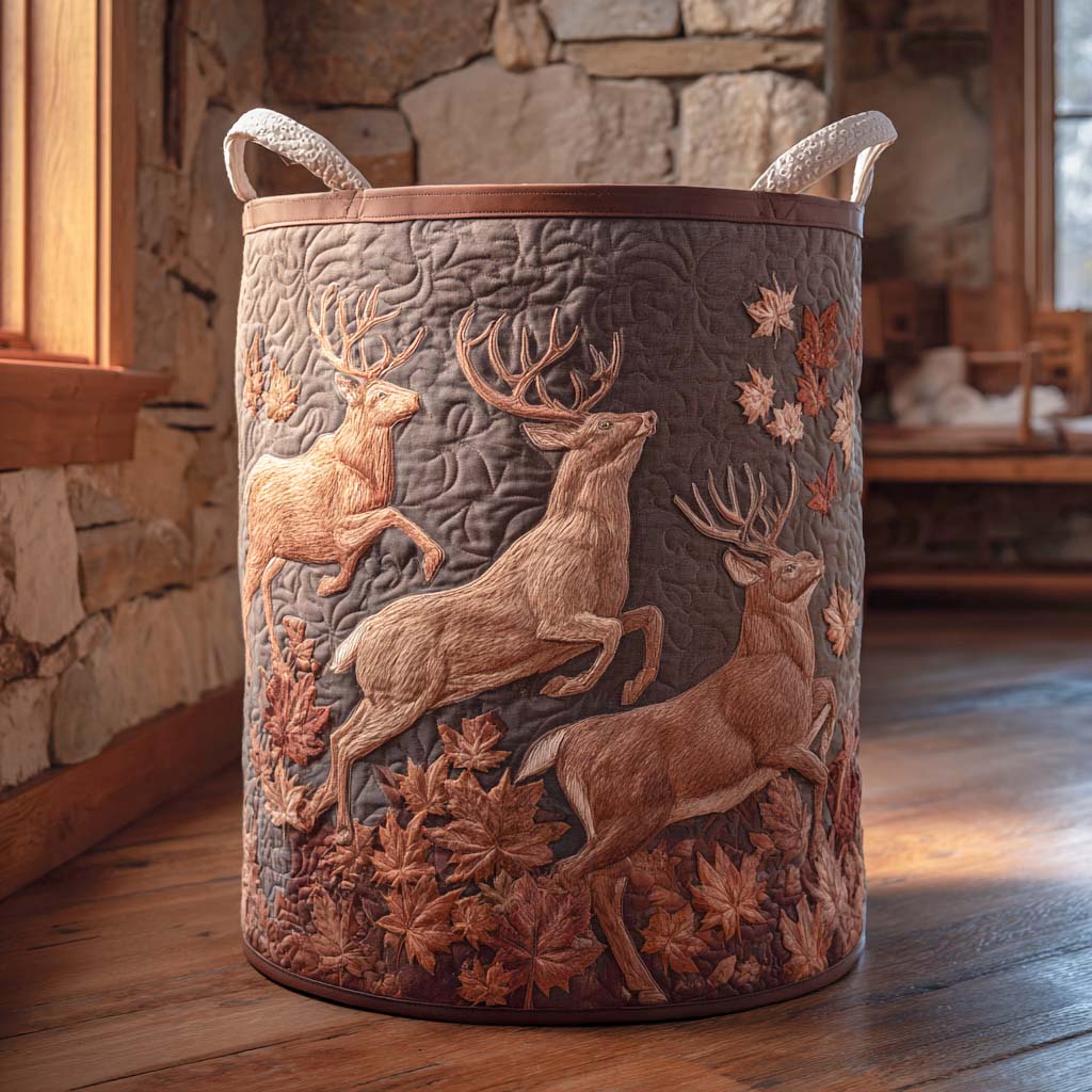 Deer Laundry Basket