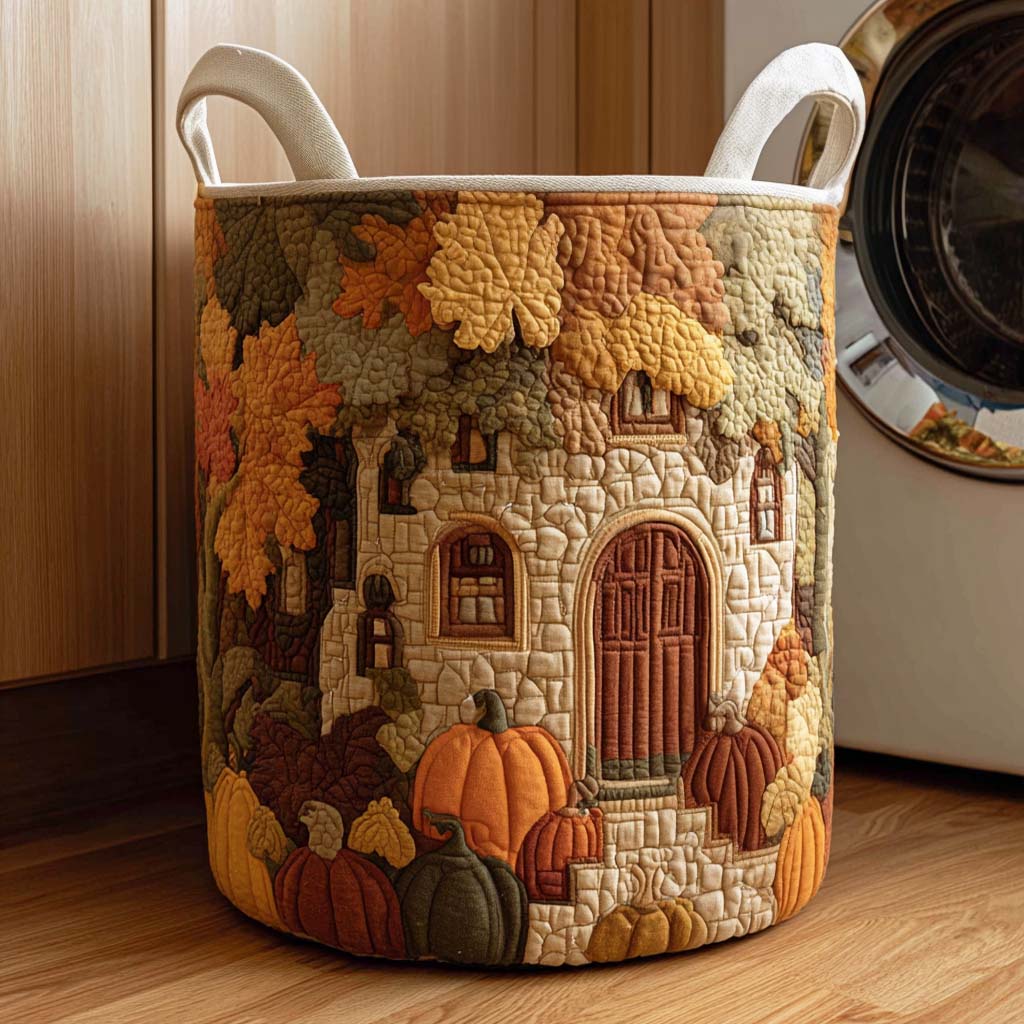 Autumn Leaves Laundry Basket