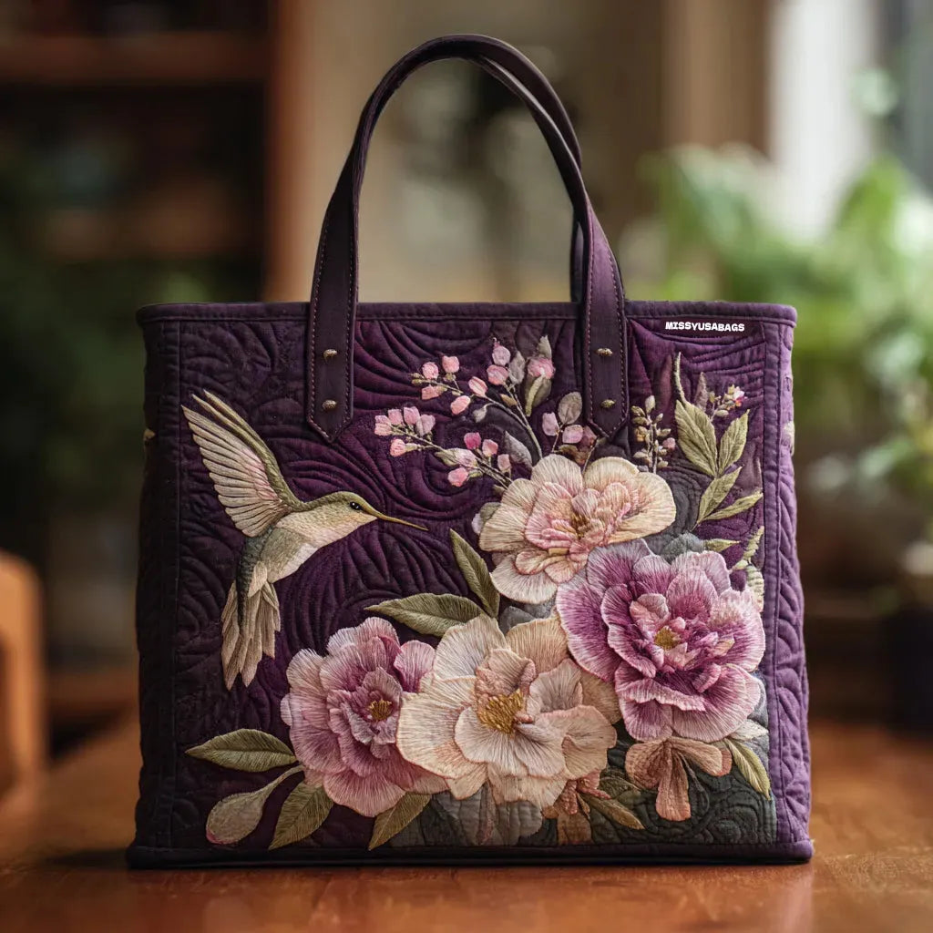 Artisan Bag - Hummingbirds and Orchids