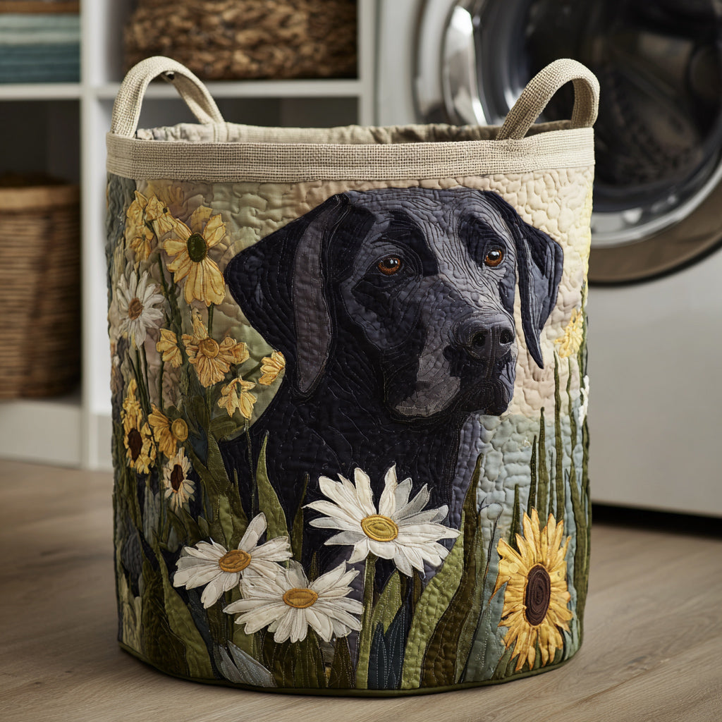 Black Laundry Basket Lab