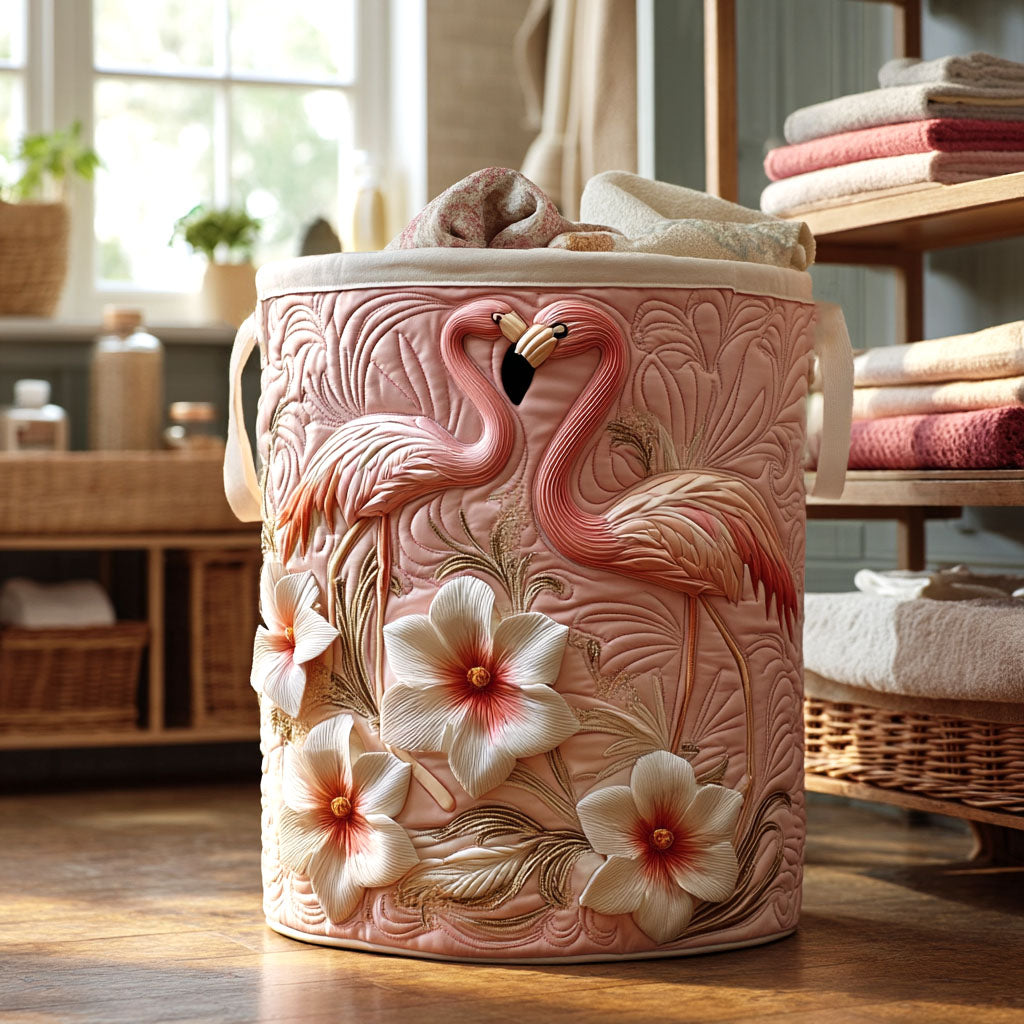 Flamingo Laundry Basket