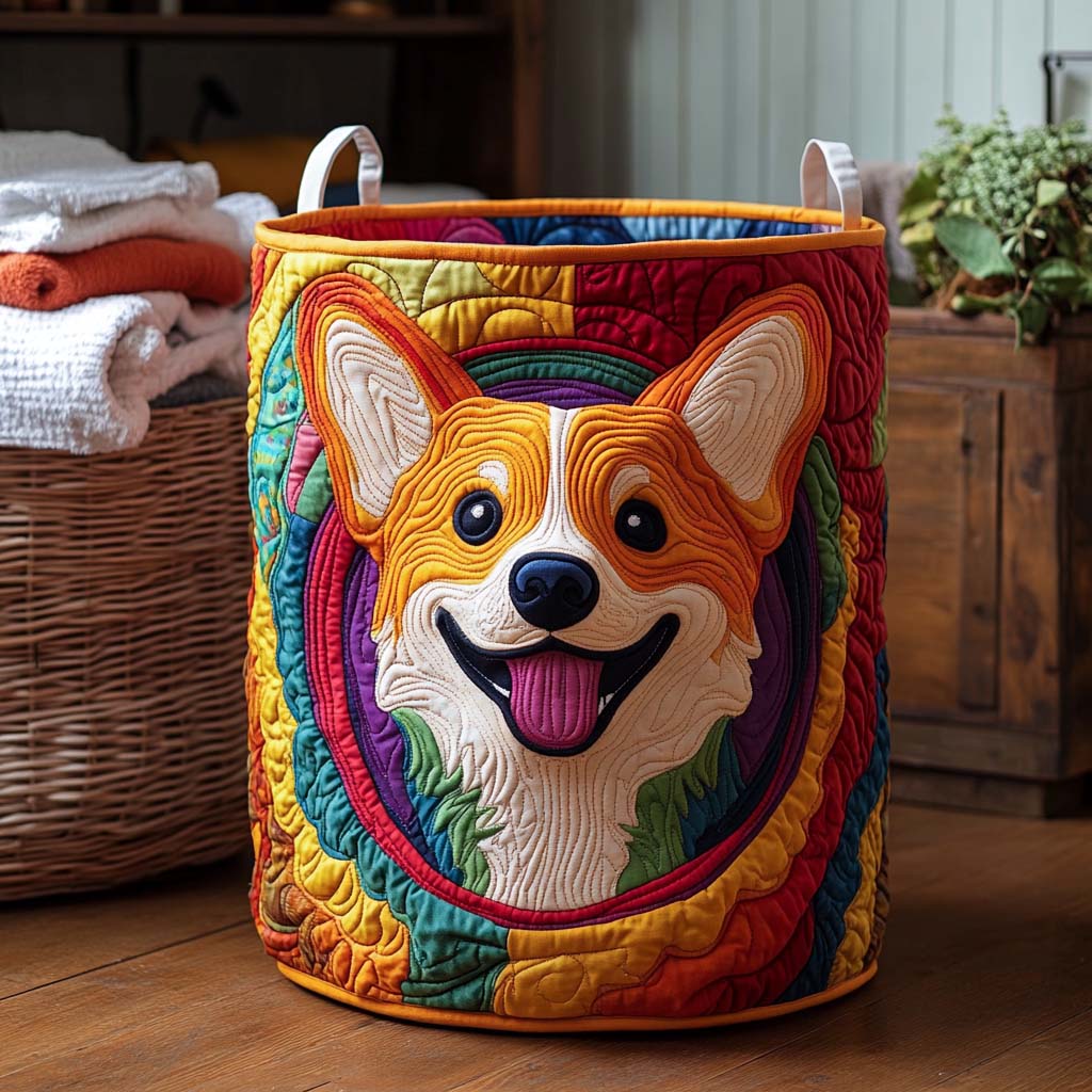 Corgi Laundry Basket