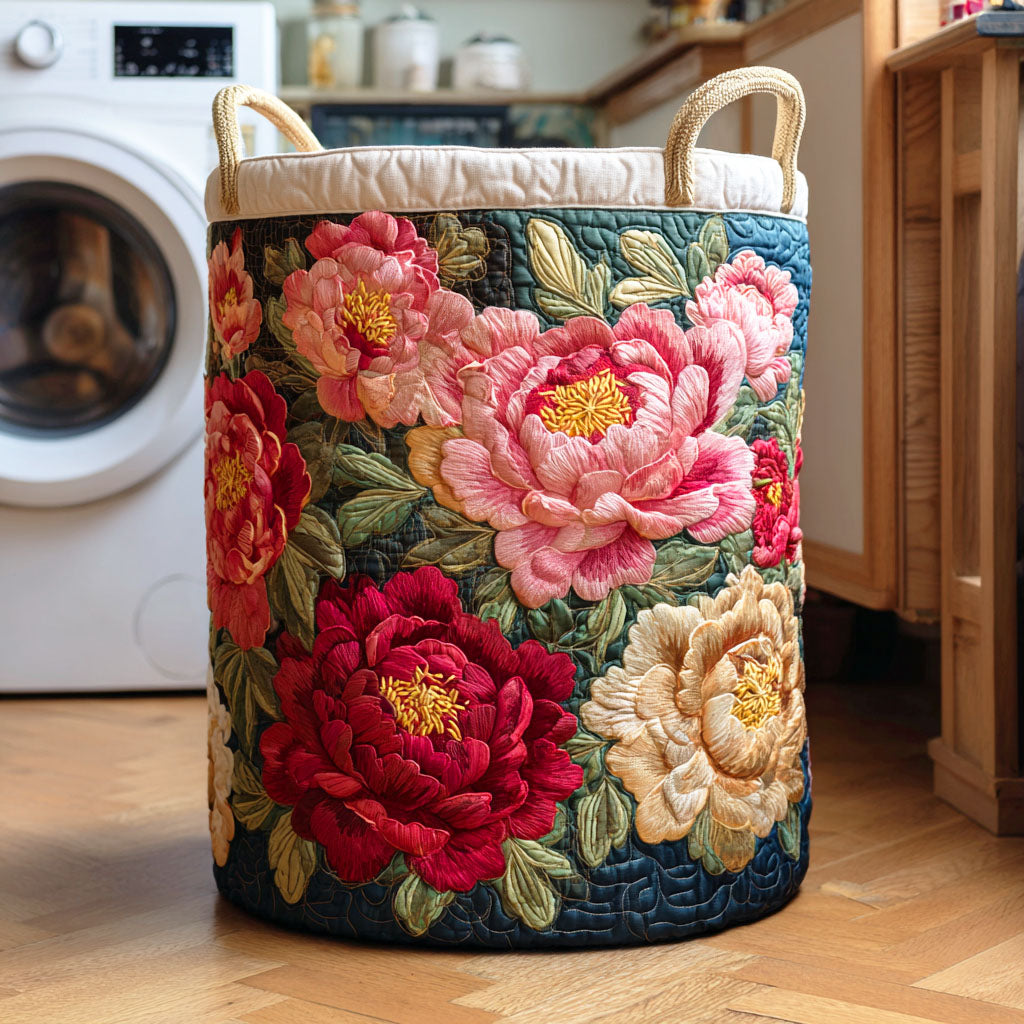 Crimson Petal Laundry Basket