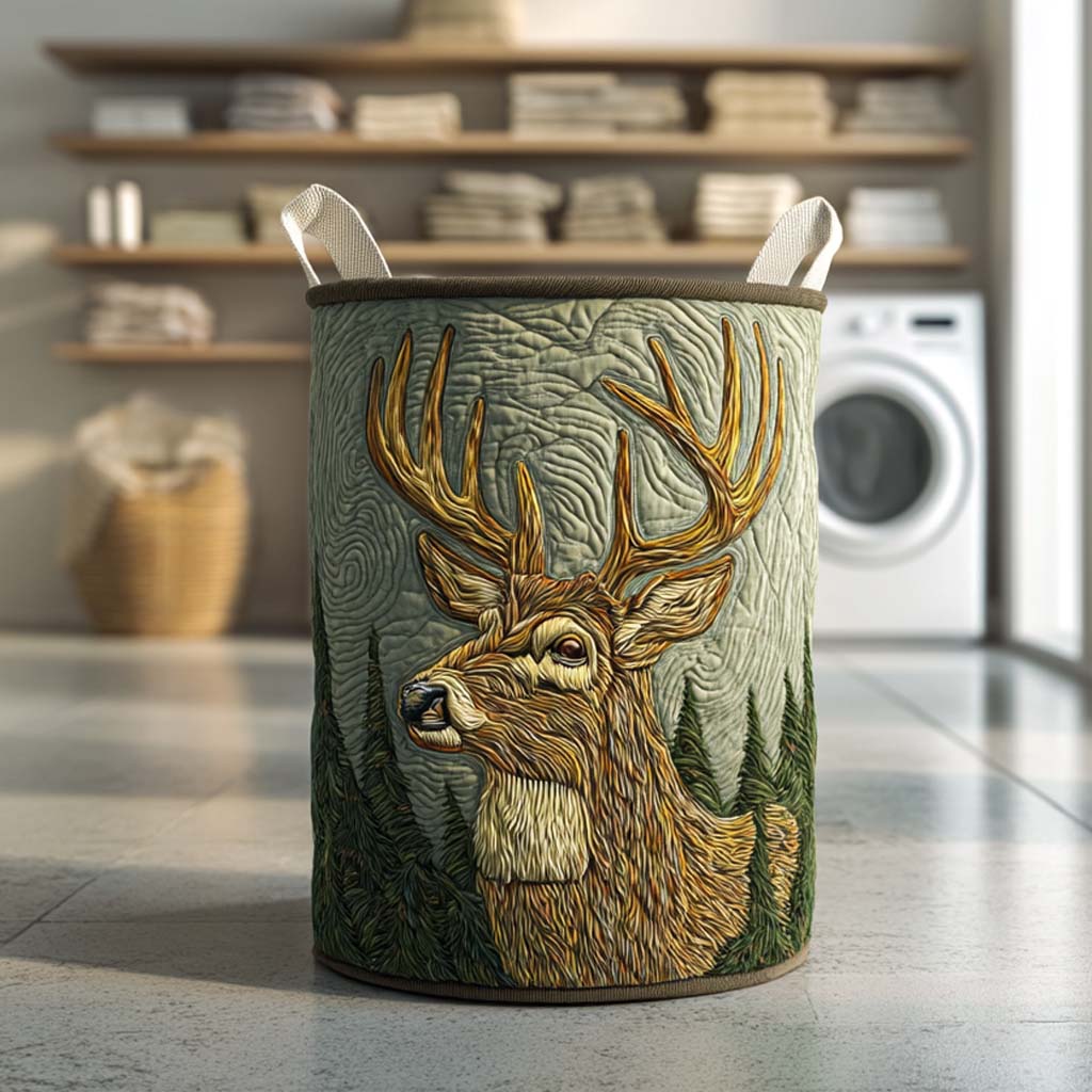 Deer Laundry Basket