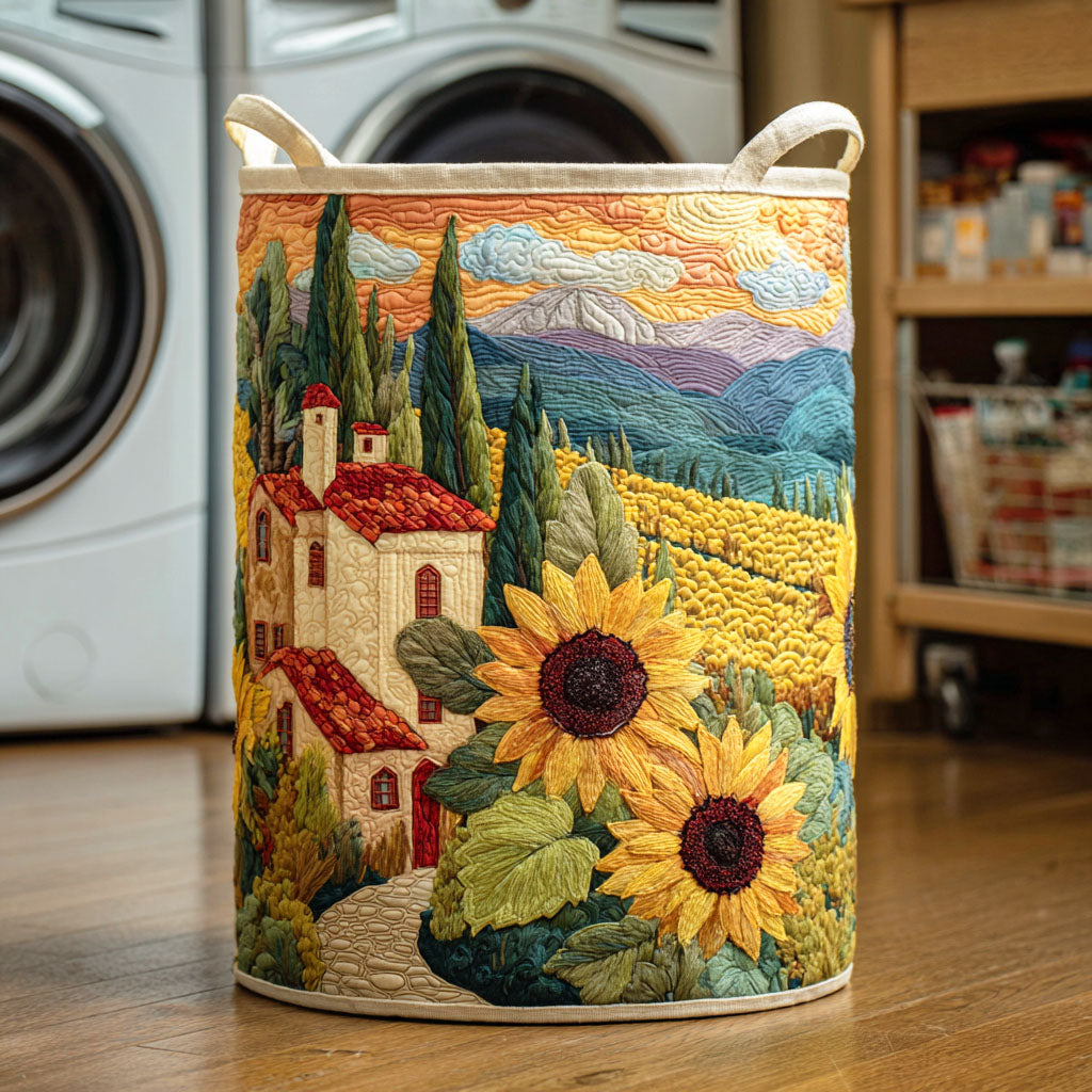 Sunflower Laundry Basket