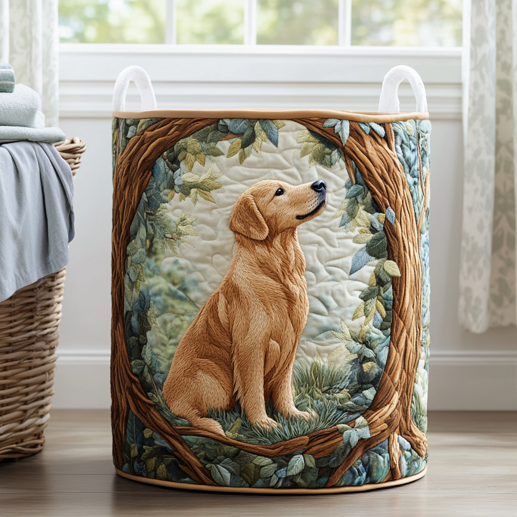 Golden Retriever Laundry Basket