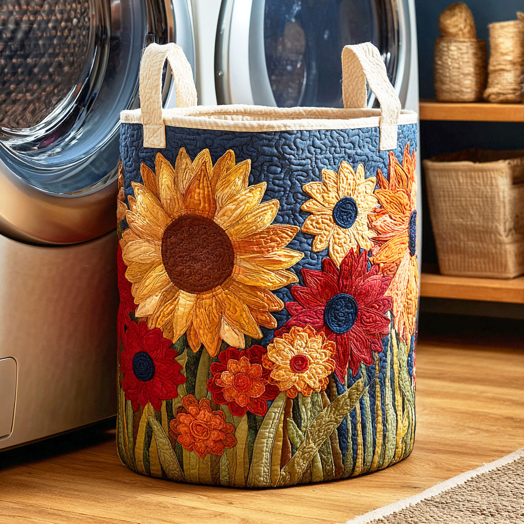 Sunflower Laundry Basket