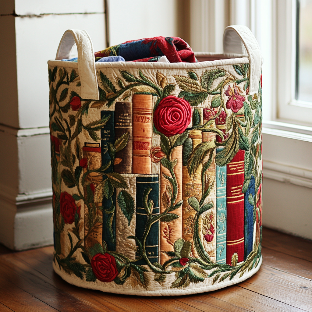 Nature Books Laundry Basket
