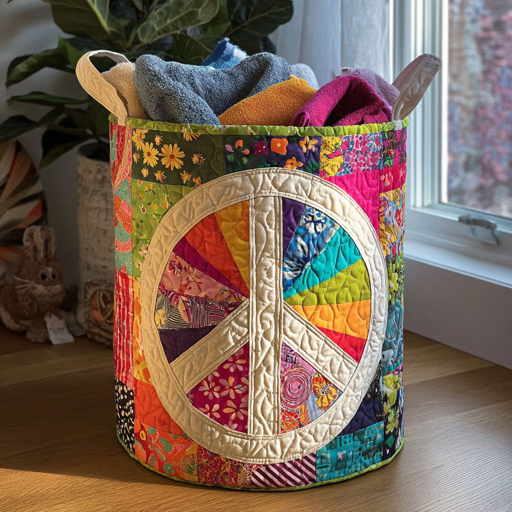 Peaceful Laundry Basket