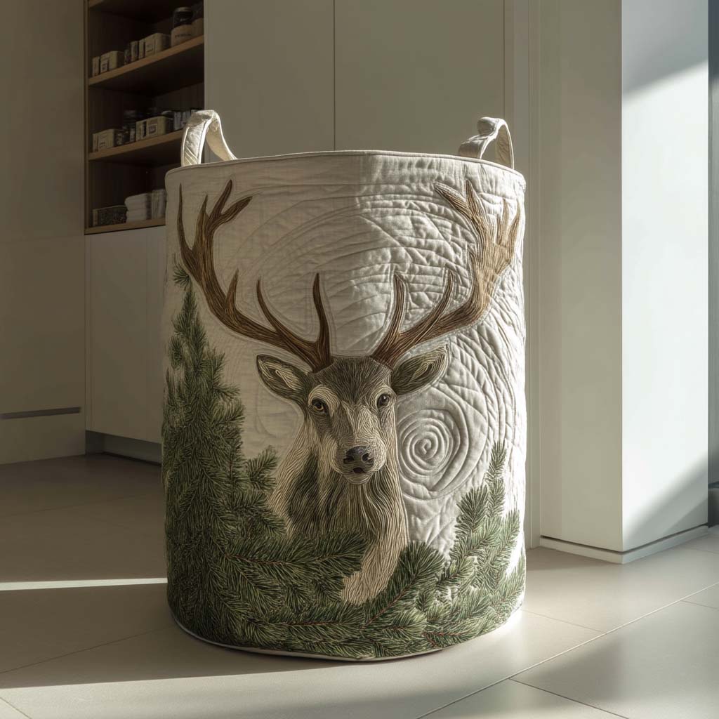Deer Laundry Basket