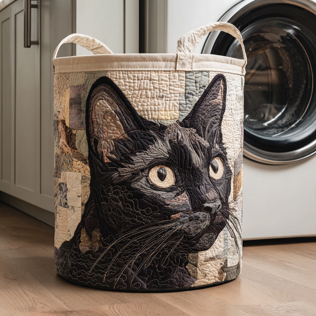 Rustic Black Laundry Basket
