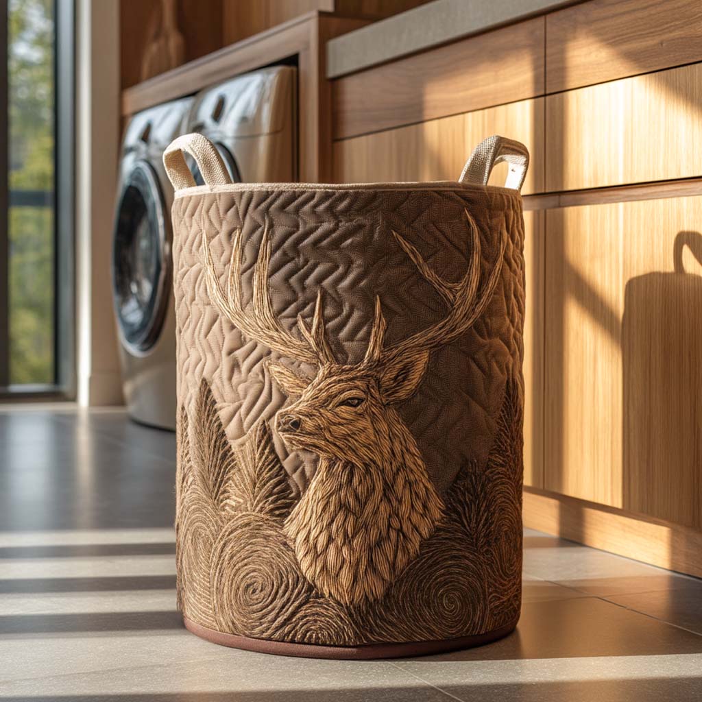 Deer Laundry Basket