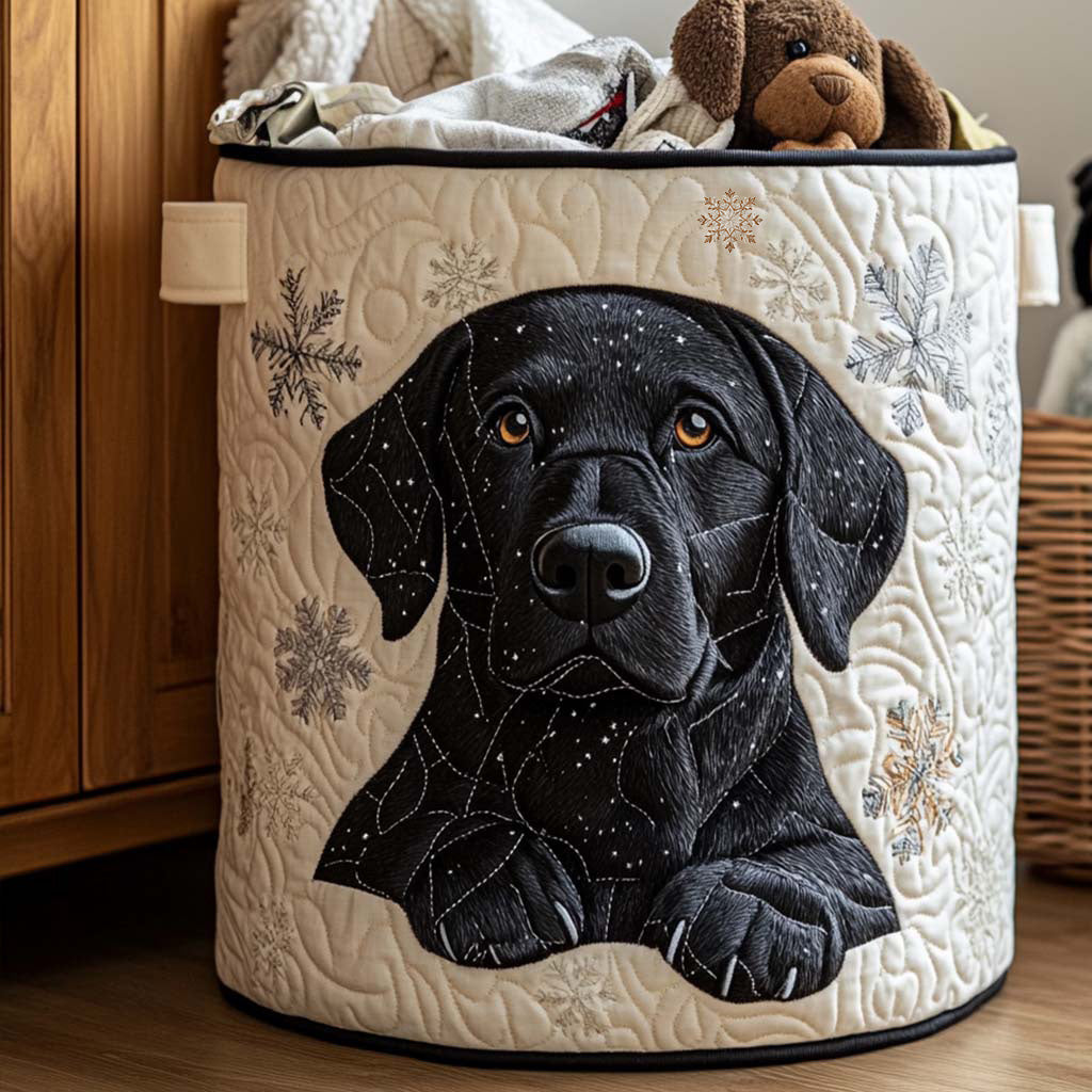 Snowy Laundry Basket