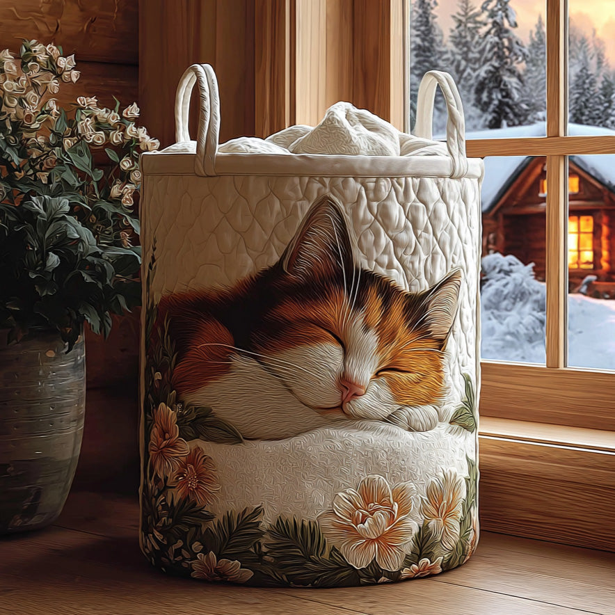 Snowy Laundry Basket