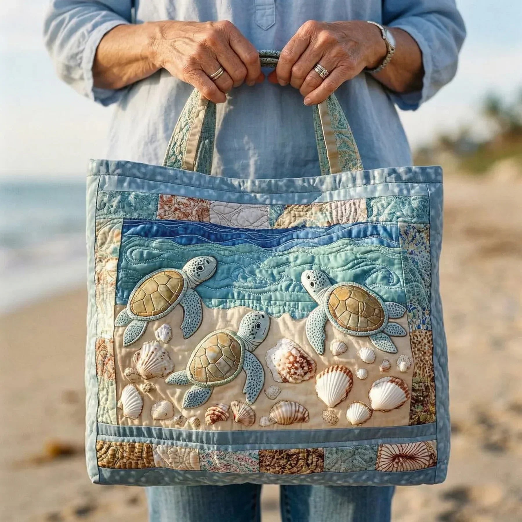 Handcrafted Bag - Sea Turtles