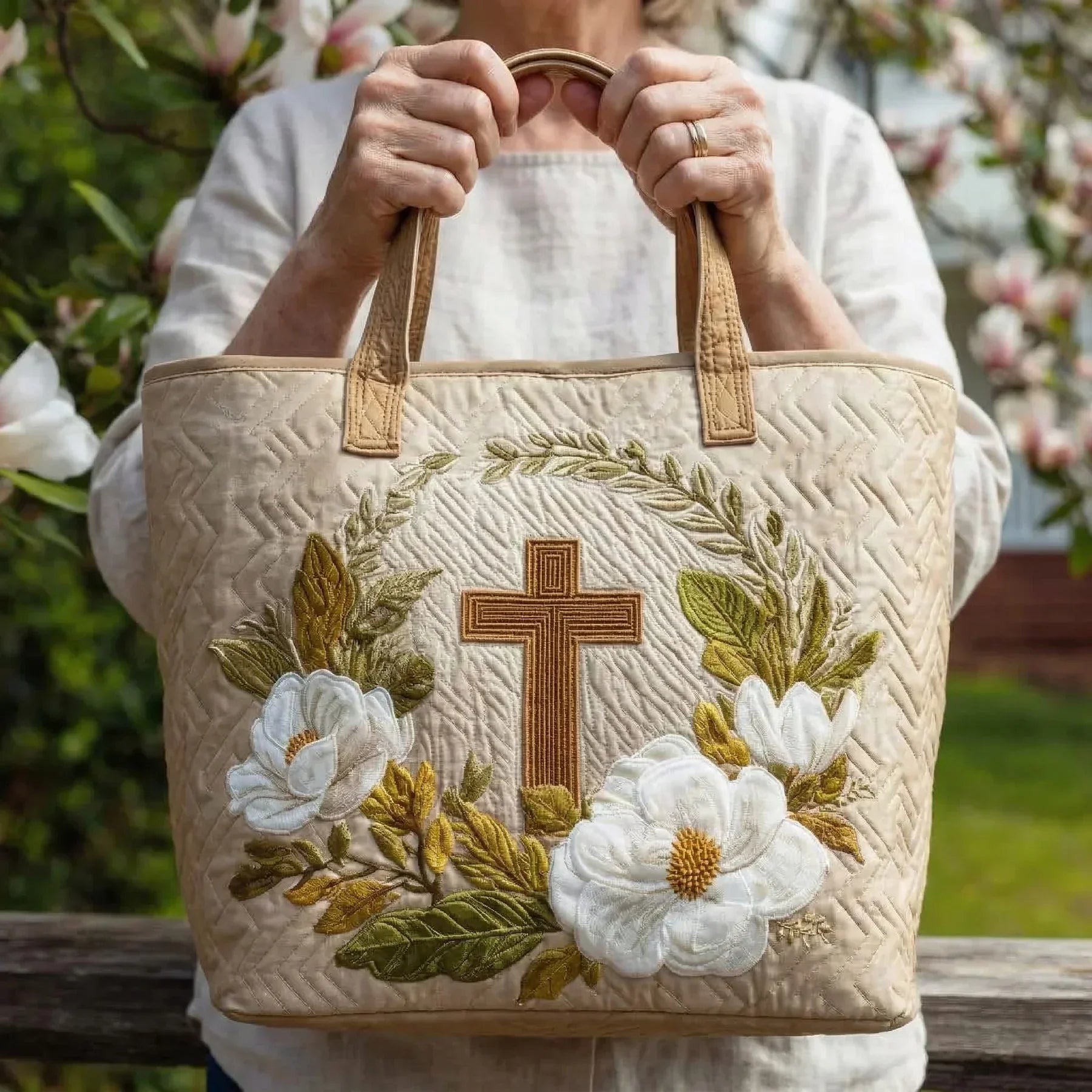 Handcrafted Bag - Sacred Cross
